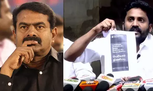 RSS-ஐ விட ஆபத்தானவர்.. சீமானின் வாட்ஸ் அப் ஸ்டேட்டஸை காண்பித்து ராஜிவ் காந்தி விமர்சனம்