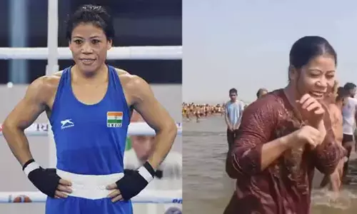 நான் ஒரு கிறிஸ்தவளாக இருந்தாலும்.. மகா கும்பமேளாவில் புனித நீராடிய மேரி கோம்- வைரல் வீடியோ