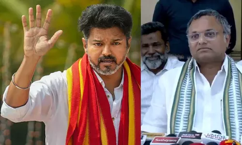 விஜய் அரசியலில் கெளரவத் தோற்றம் போல வருகிறார் -  எம்.பி. கார்த்தி சிதம்பரம்