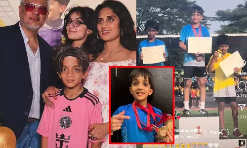 ஓட்டப்பந்தயத்தில் முதலிடம் பிடித்த மகன்.. ஷாலினி அஜித்குமார் பகிர்ந்த வீடியோ