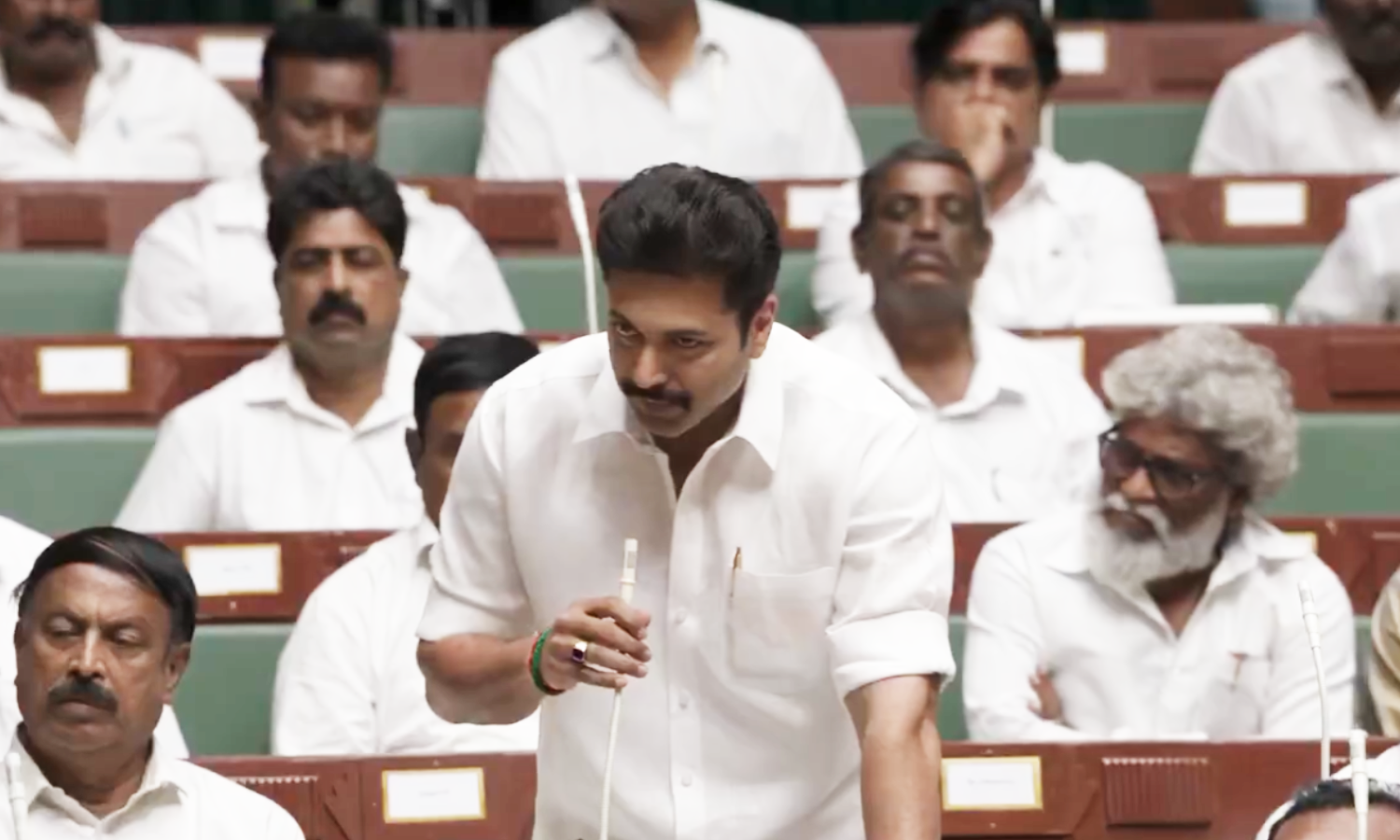 மாண்புமிகு அமைச்சராக நடிக்கும் ரவி மோகன் - வெளியான டைட்டில் டீசர்