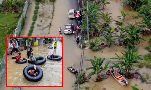 மலேசியாவில் கனமழை.. வெள்ளத்தில் சிக்கி 5 பேர் உயிரிழந்ததாக தகவல்