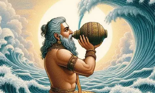 கடலைக் குடித்த குறுமுனிவர்!