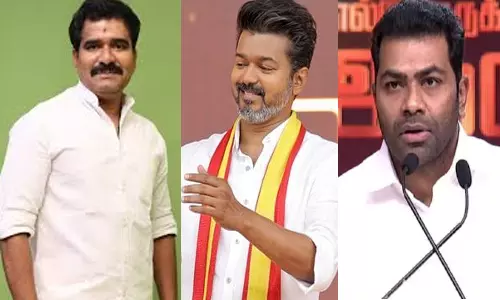 விஜய் முன்னிலையில் த.வெ.க.வில் இணைந்த ஆதவ் அர்ஜுனா, நிர்மல்குமார்