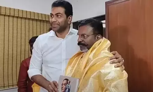 த.வெ.க-வில் இணைந்த நிலையில் முதல்முறையாக திருமாவளவனை சந்தித்த ஆதவ் அர்ஜூனா