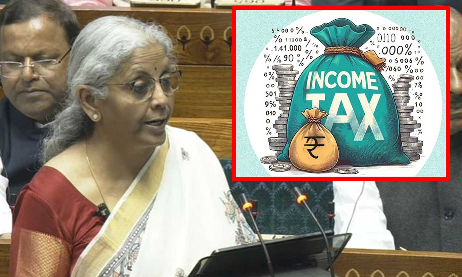 பட்ஜெட் 2025- 26: ரூ.12 லட்சம் வரை வருமான வரி இல்லை -  நிர்மலா சீதாராமன் அறிவிப்பு