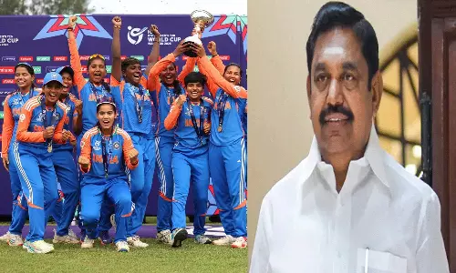 மகளிர் டி20 உலக கோப்பையை கைப்பற்றிய இந்திய அணிக்கு எடப்பாடி பழனிசாமி வாழ்த்து