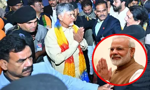 டெல்லியில் உள்ள தெலுங்கு மக்கள் பாஜகவுக்கு வாக்களிக்க வேண்டும் - சந்திரபாபு நாயுடு பிரசாரம்