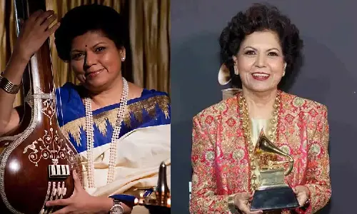 இந்திய வம்சாவளியைச் சேர்ந்த பாடகி சந்திரிகா டன்டன் கிராமி விருதை வென்றார்