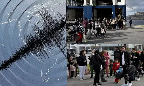 கிரீசில் 200 முறை நிலநடுக்கம்