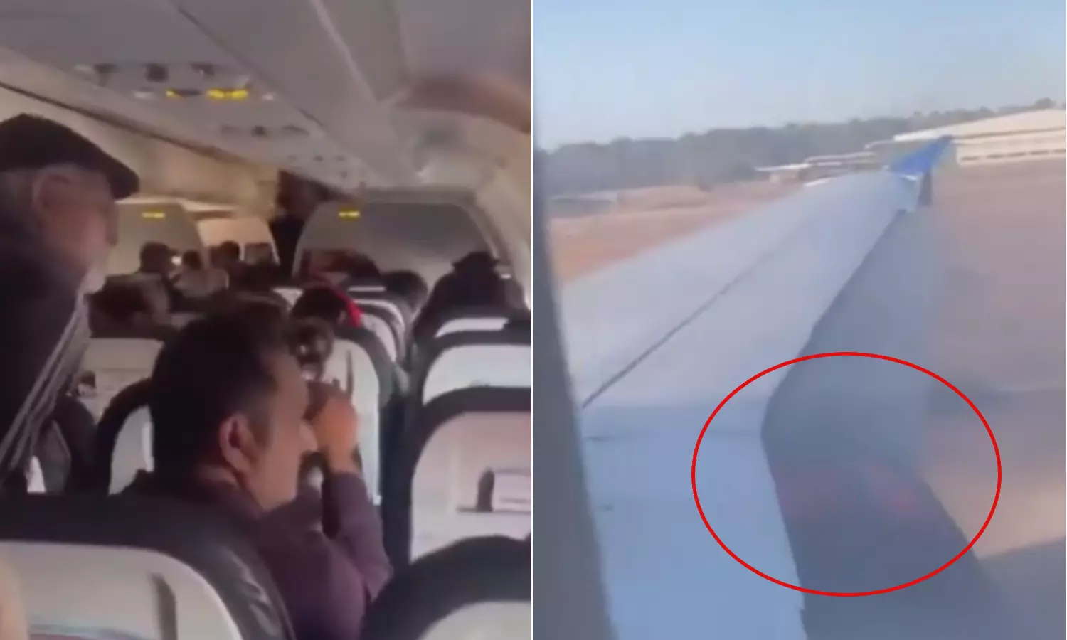 VIDEO: விமானத்தில் ஏற்பட்ட திடீர் தீ.. பயணிகள் அலறல்..! VIDEO: விமானத்தில் ஏற்பட்ட திடீர் தீ.. பயணிகள் அலறல்..!