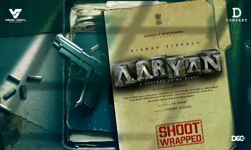 விஷ்ணு விஷால் நடித்த ஆர்யன் படத்தின் படப்பிடிப்பு நிறைவு