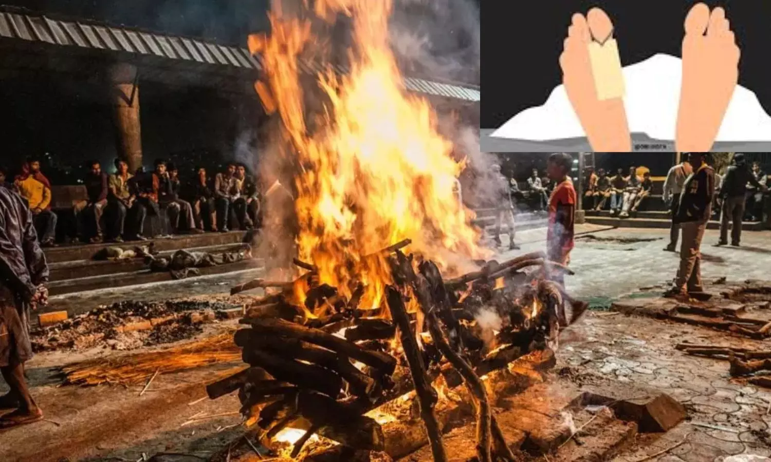 தந்தையின் உடலை இரு பாதியாக வெட்டி தனித்தனியே  இறுதிச் சடங்கு செய்ய சகோதரர்கள் திட்டம்