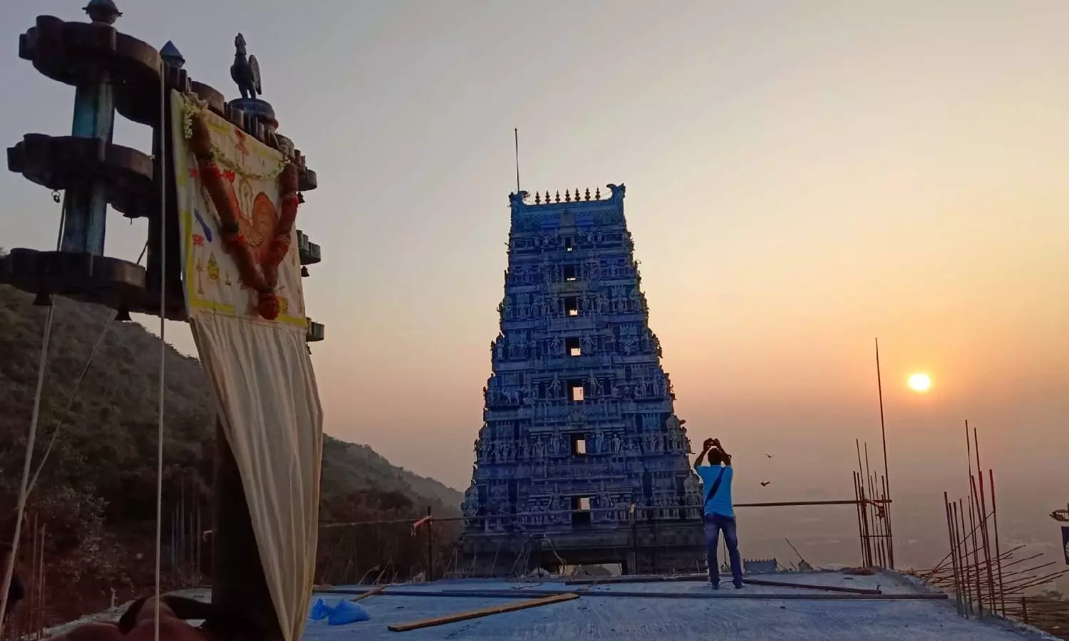 மருதமலை முருகன் கோவிலில் இன்று  தைப்பூச திருவிழா கொடியேற்றம்- திரளான பக்தர்கள் பங்கேற்பு