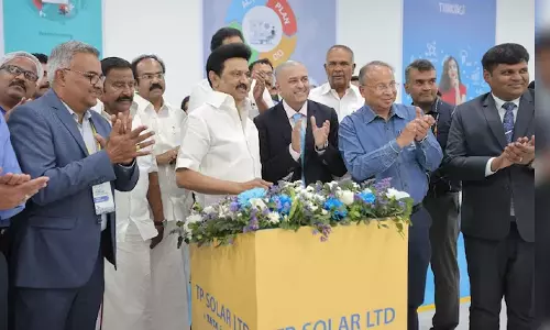 நெல்லையில் டாடாவின் சூரிய மின்கல உற்பத்தி ஆலையை திறந்து வைத்தார் முதலமைச்சர் மு.க.ஸ்டாலின்