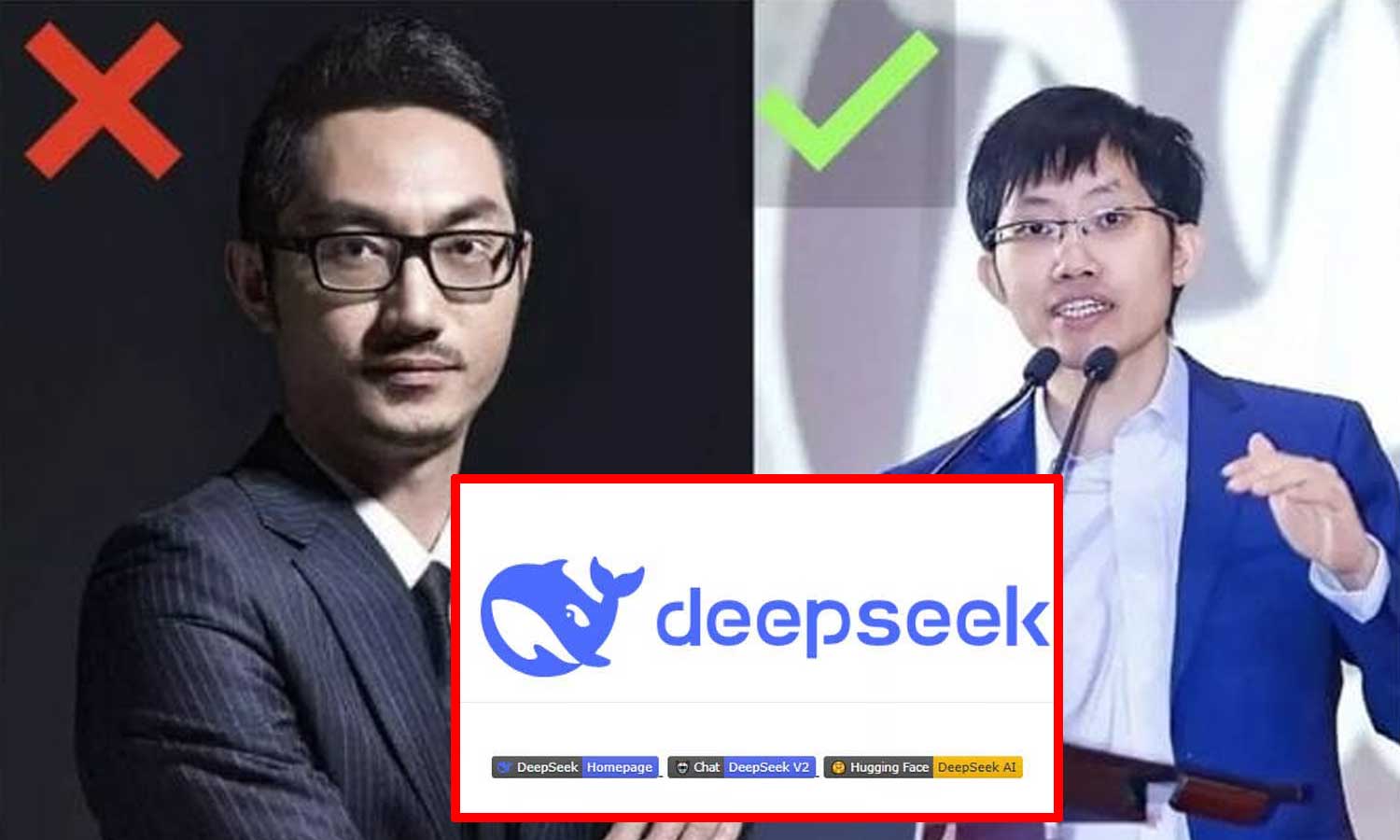 DeepSeek சி.இ.ஓ. என பரவிய வேறு ஒருவரின் புகைப்படம் - ஒரே பெயரால் நேர்ந்த குழப்பம்