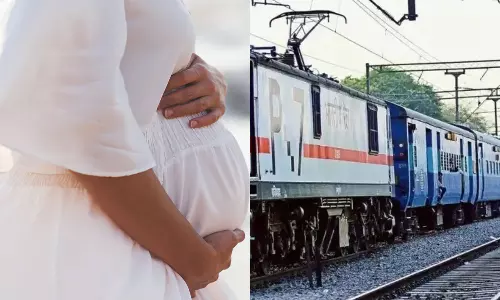 ஓடும் ரெயிலில் கர்ப்பிணி பெண்ணுக்கு பாலியல் தொல்லை- கீழே தள்ளிவிட்ட கொடூரம்