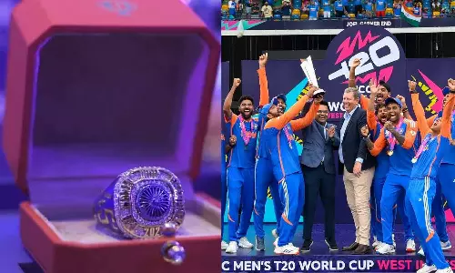 வீடியோ: டி20 உலகக்கோப்பையை வென்ற இந்திய வீரர்களுக்கு வைரம் பதித்த மோதிரம்