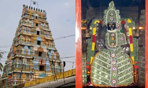 21 ஆண்டுகளுக்கு பிறகு நாளை புன்னைநல்லூர் மாரியம்மன்  கோவில் கும்பாபிஷேகம்