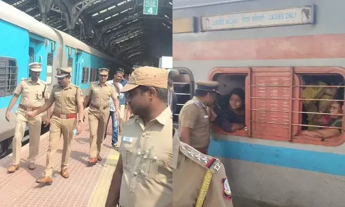 எழும்பூர் ரெயில் நிலையத்தில் ரெயில்வே ஐஜி ஏ.ஜி. பாபு ஆய்வு