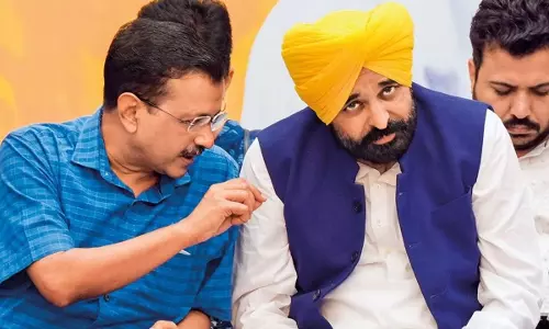 அடுத்த ஷிண்டே: பாஜகவுக்கு தாவும் பகவந்த் மான்.. ஆம் ஆத்மியில் விரிசல்.. 30 எம்எல்ஏ ரெடி - காங்கிரஸ்