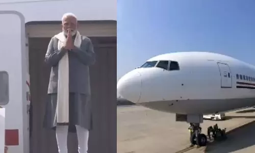 VIDEO: தனி விமானத்தில் பிரான்ஸ் புறப்பட்டார் பிரதமர் மோடி.. அங்கிருந்து அமெரிக்காவுக்கு விசிட்!