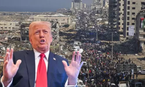 காசா அமெரிக்காவுக்கு சொந்தமாகும்.. விலைக்கு வாங்க டிரம்ப் திட்டம் - மக்களை வெளியேற்ற தீவிரம்