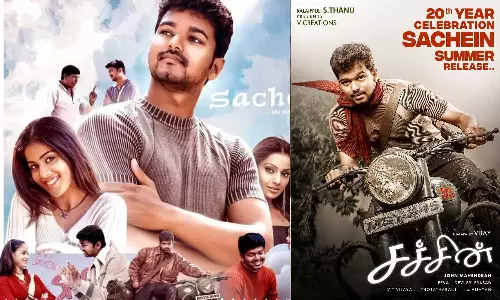 விஜயின் சச்சின் திரைப்படம் கோடையில் ரீரிலீஸ் - போஸ்டர் வெளியிட்டு அறிவித்த படக்குழு