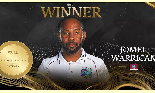 ஜனவரி மாதத்திற்கான ஐசிசி சிறந்த வீரர் விருதை வென்றார் வெஸ்ட் இண்டீஸ் வீரர்