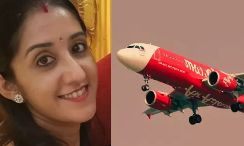 வேலைக்காக தினமும் 700 கிலோ மீட்டர் தூரம் விமானத்தில் செல்லும் பெண்