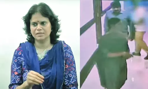 ``ரூ.25 லட்சம் கேட்டு மிரட்டினார்: கொடுக்காததால் பாலியல் புகார்- போலீஸ் இணை கமிஷனரின் மனைவி பேட்டி