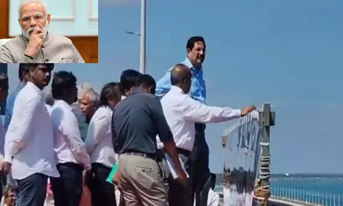 பாம்பன் புதிய ரெயில் பாலத்தை திறந்து வைக்க பிரதமர் மோடி 28-ந்தேதி வருகை?- தெற்கு ரெயில்வே பொது மேலாளர் ஆய்வு