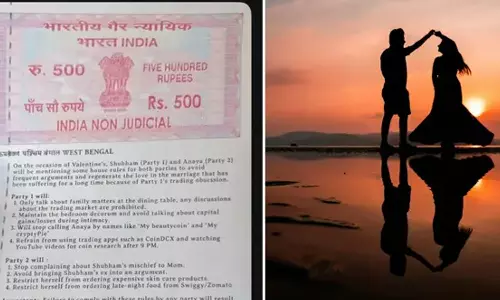 3 மாதம் கழிவறை சுத்தம் செய்ய வேண்டும் - காதலர் தினத்தில் தம்பதியின் வினோத ஒப்பந்தம்