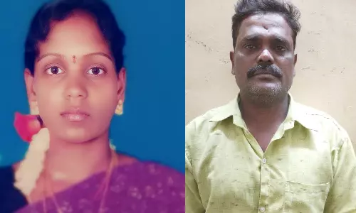 நடத்தையில் சந்தேகம்- அம்மிக்கல்லை தலையில் போட்டு மனைவியை கொன்ற கணவன்