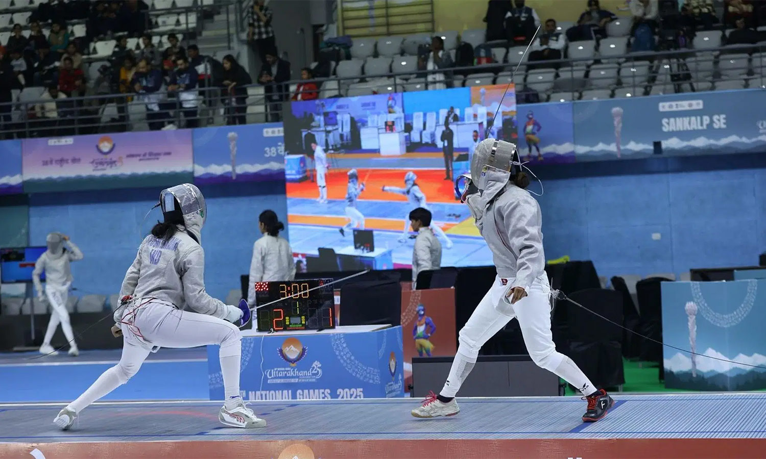 தேசிய விளையாட்டு வாள்வீச்சு போட்டியில் தமிழ்நாடுக்கு 6 பதக்கம்