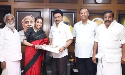 நடிகர் சத்யராஜின் மகளுக்கு தி.மு.க.வில் மாநில அளவில் பொறுப்பு