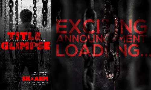 SK23 x ARM படத்தின் டைட்டில் டீசர் நாளை வெளியீடு