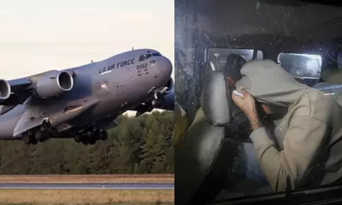 கால்களில் மாட்டிய சங்கிலி.. கைகளில் பூட்டிய விலங்கு.. நாடு கடத்தப்பட்ட இந்தியர்களின் வேதனை