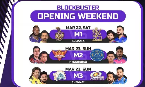 2025 ஐ.பி.எல். தொடர்: முதல் போட்டியில் மோதும் KKR - RCB.. முழு  அட்டவணை வெளியீடு