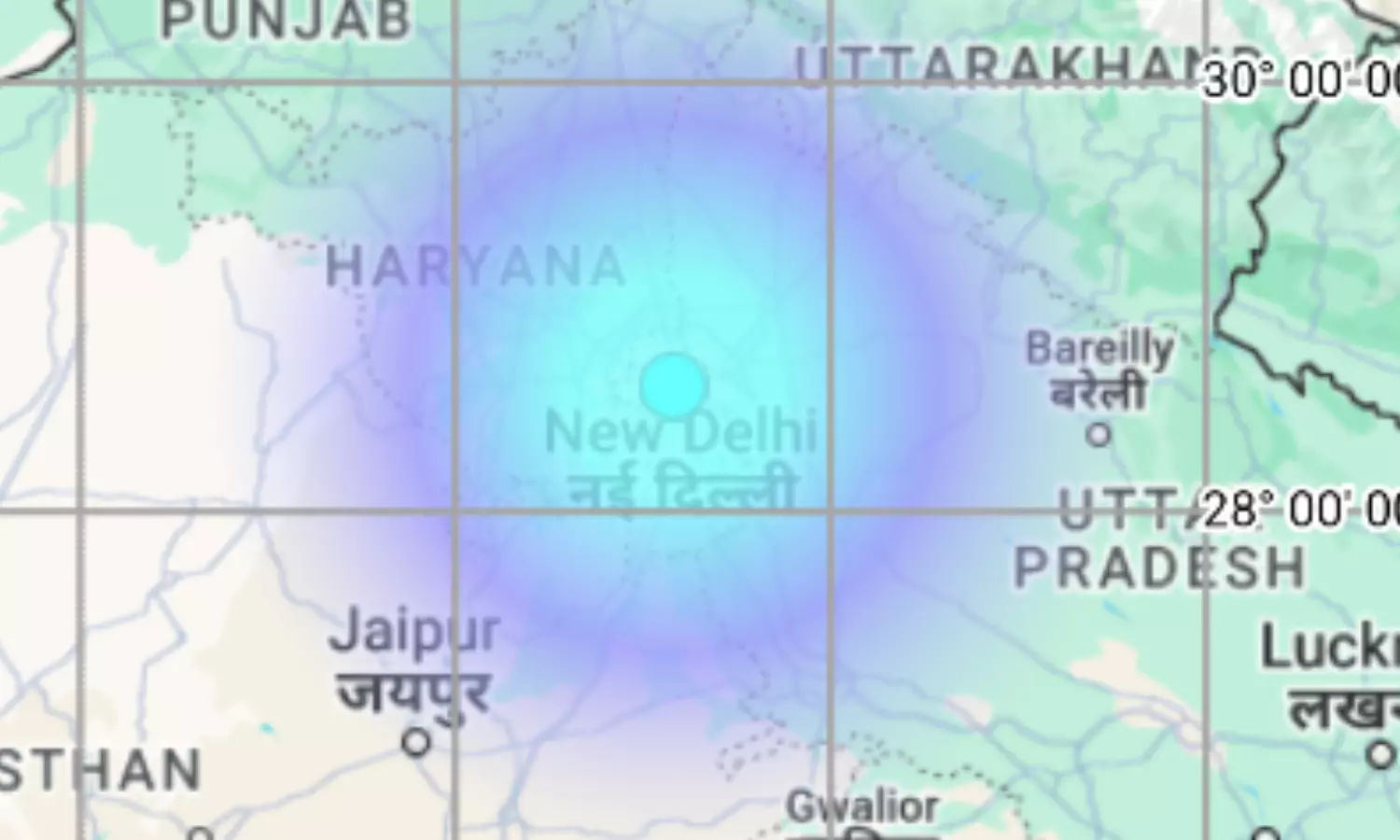டெல்லியில் லேசான நிலநடுக்கம் - ரிக்டரில் 4.0 ஆக பதிவு டெல்லியில் லேசான நிலநடுக்கம் - ரிக்டரில் 4.0 ஆக பதிவு