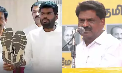 ஜென்மத்திற்கும் அண்ணாமலை செருப்பு அணிய முடியாது - கொ.ம.தே.க. தலைவர் ஈஸ்வரன்