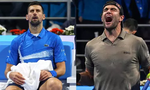 கத்தார் ஓபன் டென்னிஸ்: ஜோகோவிச்சுக்கு அதிர்ச்சி கொடுத்த இத்தாலி வீரர்