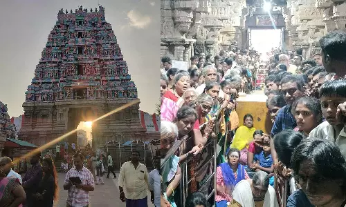 கைலாசநாதர் கோவிலில் சிவலிங்கத்தின் மீது சூரிய ஒளி விழாததால் பக்தர்கள் ஏமாற்றம்