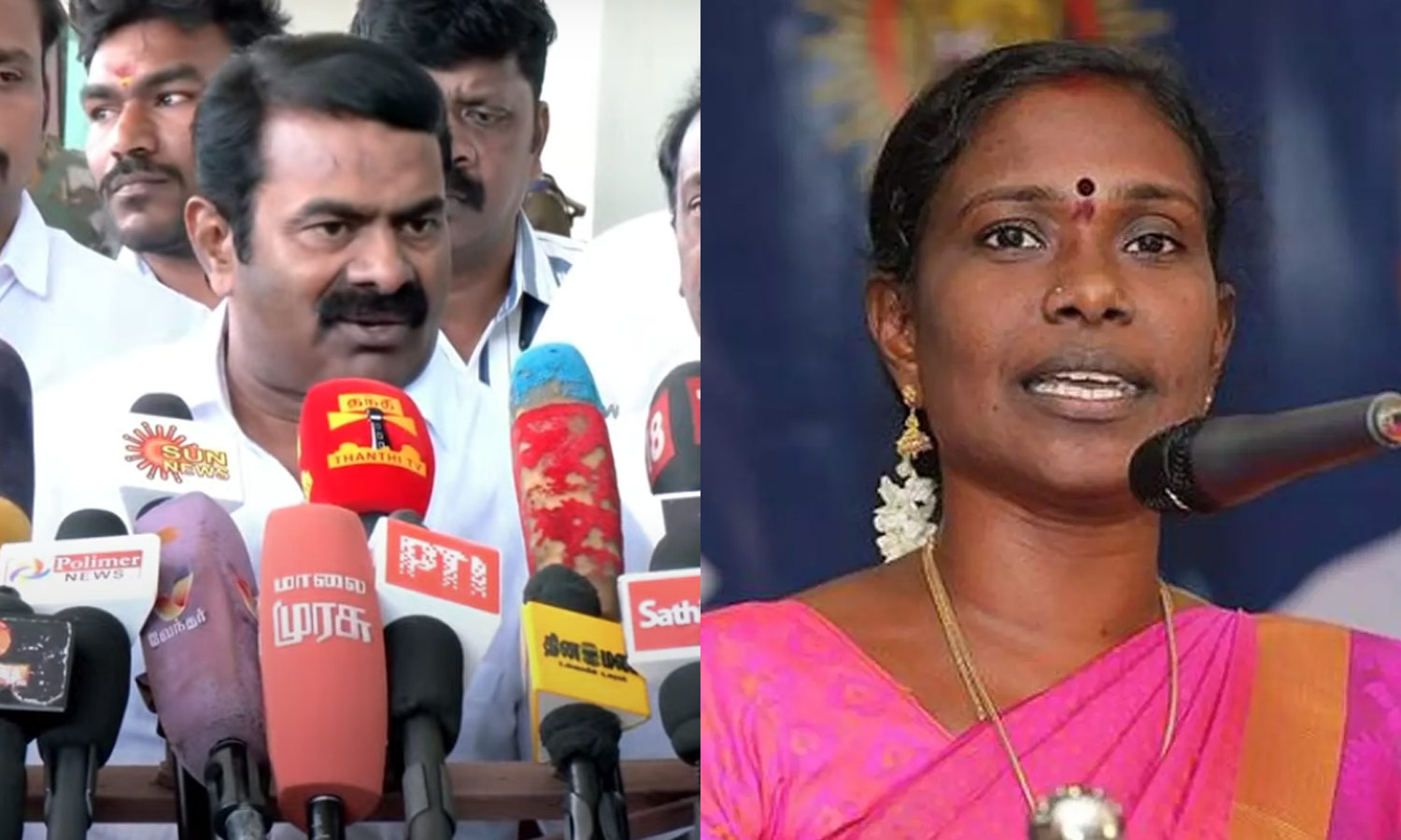 நா.த.க.-விற்கு களை உதிரும் காலம்: காளியம்மாள் குறித்த கேள்விக்கு சீமான் பதில்