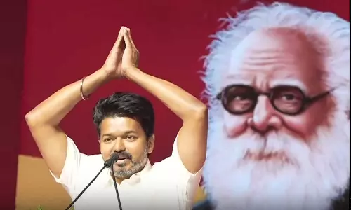 இந்தி என்ற வார்த்தையை கூட உச்சரிக்காமல் மொழி திணிப்புக்கு எதிராக பேசிய விஜய்