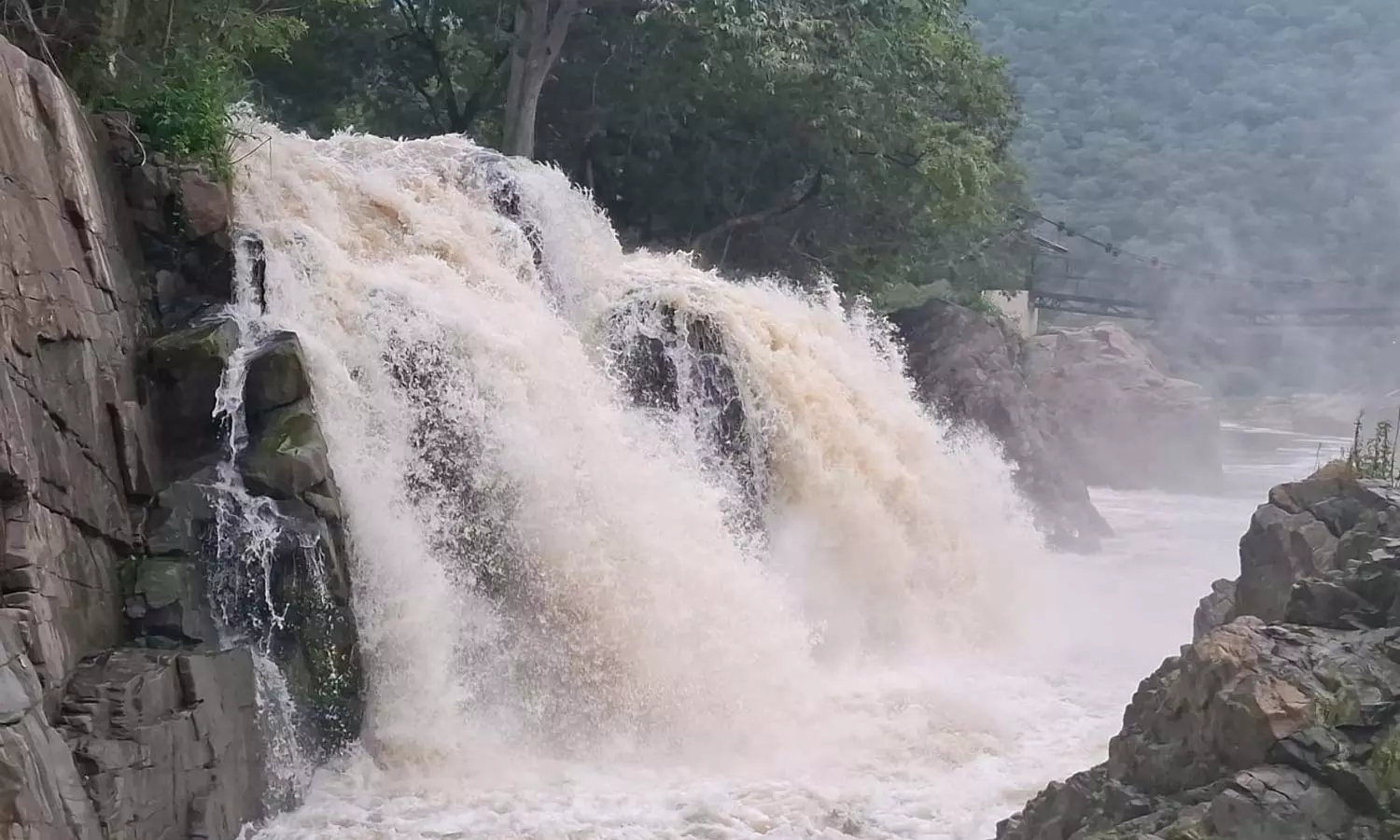 ஒகேனக்கல்லுக்கு நீர்வரத்து 1500 கனஅடியாக நீடிப்பு ஒகேனக்கல்லுக்கு நீர்வரத்து 1500 கனஅடியாக நீடிப்பு