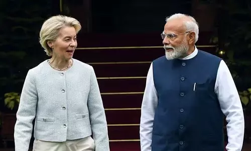 பிரதமர் மோடி, ஐரோப்பிய ஒன்றிய ஆணைய தலைவர் முன்னிலையில் உயர்மட்ட குழு பேச்சுவார்த்தை