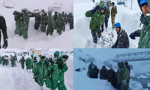 உத்தரகாண்ட் பனிச்சரிவு: 49 பேர் உயிருடன் மீட்பு- ஒருவர் உயிரிழந்த நிலையில் 5 பேர் மாயம்