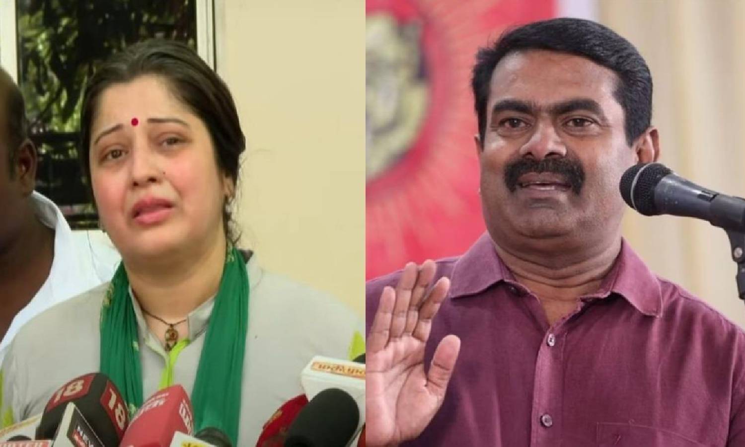 விஜயலட்சுமி விவகாரம்: உங்கள் தலைவர் பெரியார் சொன்னதை தான் நான் செய்துள்ளேன் - சீமான்