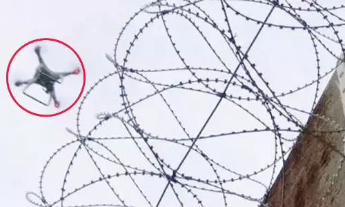 கண்ணூரில் பெண்கள் சிறைச்சாலை மீது இரவில் பறந்த டிரோன்- போலீசார் விசாரணை